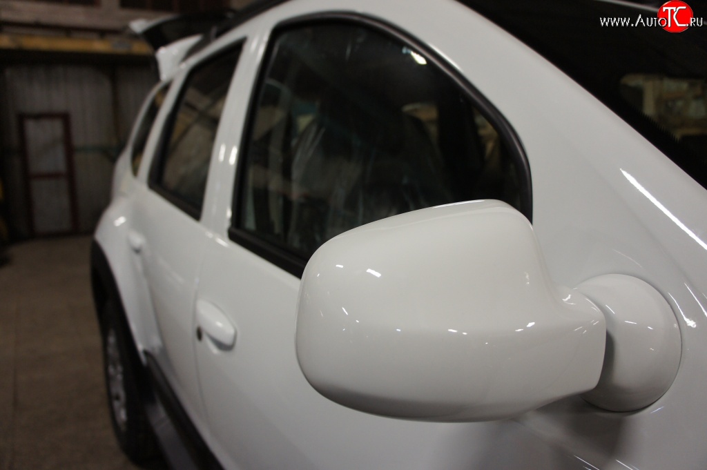 2 999 р. Накладки на зеркала и основания Drive Renault Duster HS дорестайлинг (2010-2015) (Неокрашенные)  с доставкой в г. Чебоксары