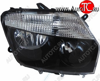 3 099 р. Фара BRIGHTROAD (под эл, корректор, черная, правая) Renault Duster HS дорестайлинг (2010-2015)  с доставкой в г. Чебоксары