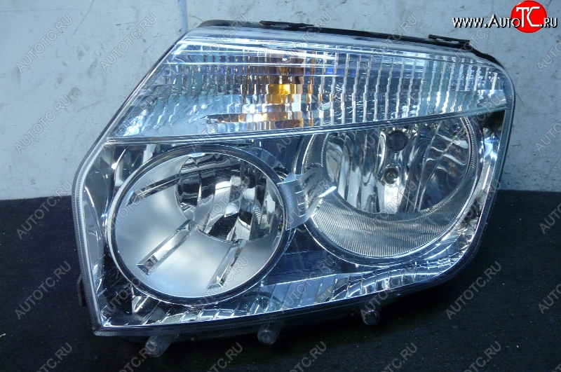 2 849 р. Фара BRIGHTROAD (под эл/ корректор, хром, левая) Renault Duster HS дорестайлинг (2010-2015)  с доставкой в г. Чебоксары