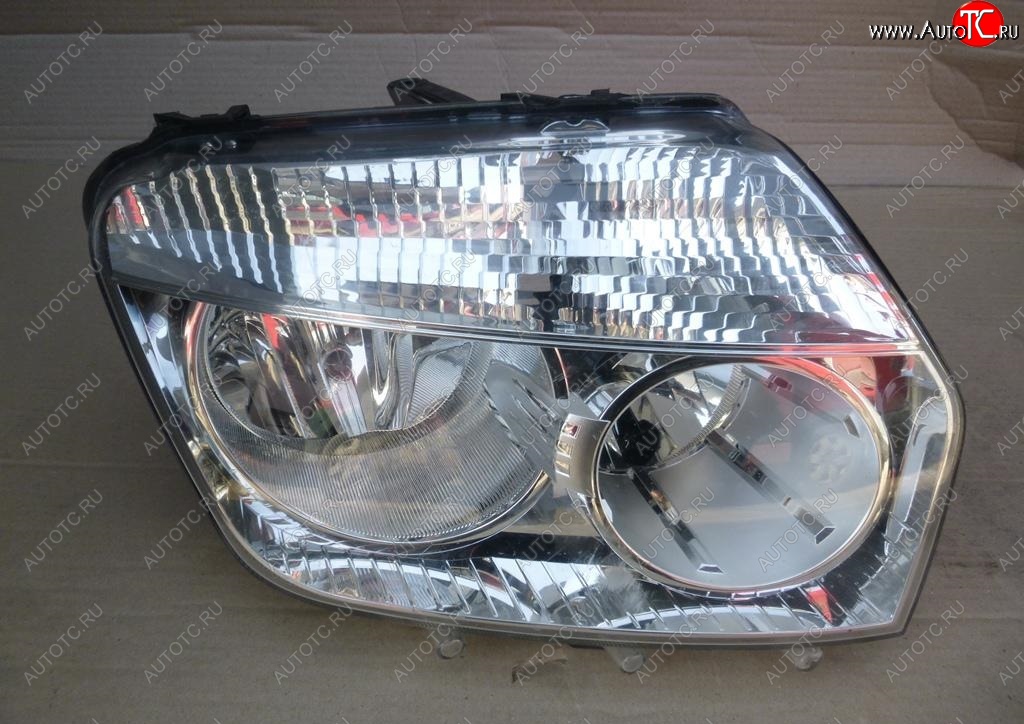 2 849 р. Фара BRIGHTROAD (под эл. корректор, хром, правая) Renault Duster HS дорестайлинг (2010-2015)  с доставкой в г. Чебоксары