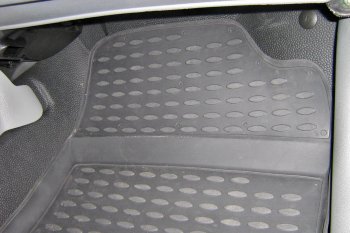 3 399 р. Коврики в салон Element (полиуретан, передние, грузовой) Renault Kangoo KW0 дорестайлинг (2008-2013)  с доставкой в г. Чебоксары. Увеличить фотографию 3