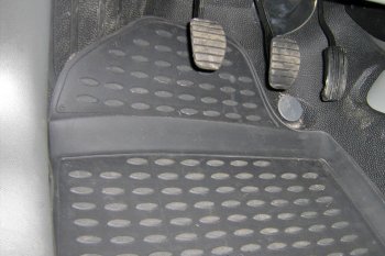 3 399 р. Коврики в салон Element (полиуретан, передние, грузовой) Renault Kangoo KW0 дорестайлинг (2008-2013)  с доставкой в г. Чебоксары. Увеличить фотографию 2