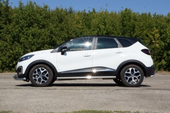 16 799 р. Защита заднего бампера Petroil Tuning Волна (d51) Renault Kaptur дорестайлинг (2016-2020) (Нержавеющая полированная сталь)  с доставкой в г. Чебоксары. Увеличить фотографию 3