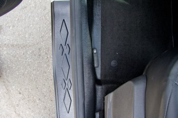 2 179 р. Накладки порогов в дверной проем Артформ (с надписью) Renault Kaptur дорестайлинг (2016-2020)  с доставкой в г. Чебоксары. Увеличить фотографию 4