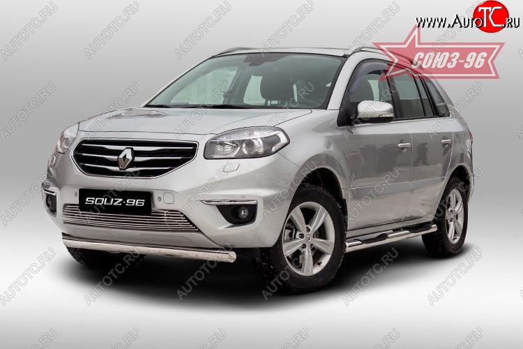5 039 р. Декоративный элемент воздухозаборника Souz-96 (d10)  Renault Koleos  1 (2011-2013) Phase 2  с доставкой в г. Чебоксары