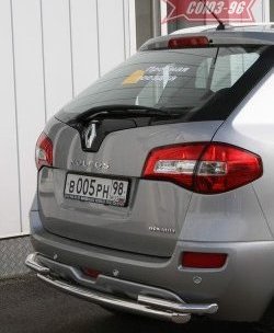 Двойная защита заднего бампера Souz-96 (d60/42) Renault Koleos ( 1) (2007-2016) Phase 1, Phase 2, Phase 3