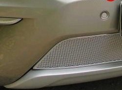 Сетка в бампер Autofamily (10 мм.) Renault Koleos  1 (2011-2013) Phase 2 (Хром)