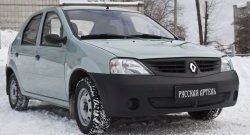969 р. Зимняя заглушка решетки переднего бампера РА  Renault Logan  1 (2004-2010) дорестайлинг  с доставкой в г. Чебоксары. Увеличить фотографию 3