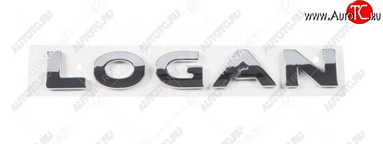 399 р. Эмблема LOGAN на крышку багажника RENAULT Renault Logan 1 дорестайлинг (2004-2010)  с доставкой в г. Чебоксары