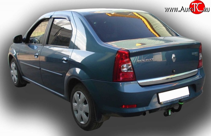 6 399 р. Фаркоп Лидер Плюс Renault Logan 1 дорестайлинг (2004-2010) (Без электропакета)  с доставкой в г. Чебоксары