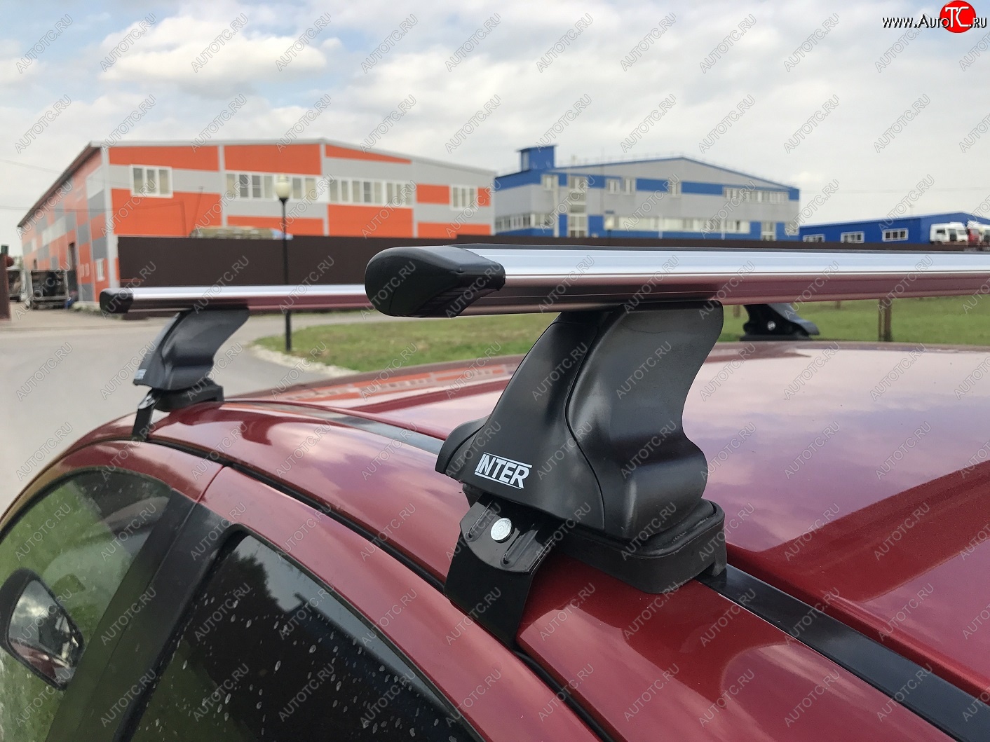 2 899 р. Комплект опор багажника INTER  Renault Logan ( 1,  2) - Logan Stepway  с доставкой в г. Чебоксары