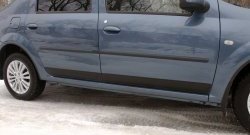 3 859 р. Молдинги RA (комплект)  Renault Logan  1 (2010-2016) рестайлинг (Поверхность глянец (под окраску), Неокрашенные)  с доставкой в г. Чебоксары. Увеличить фотографию 3