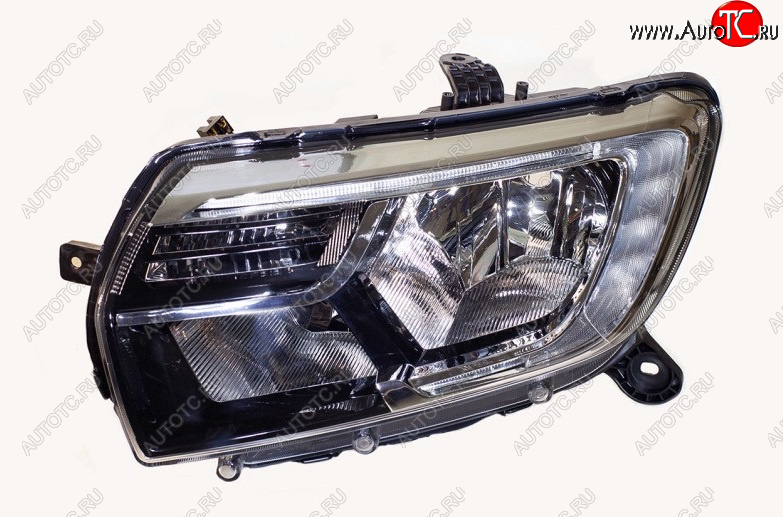 8 999 р. Левая фара передняя (LED, механический корректор) ASP MENSAN Renault Logan 2 рестайлинг (2018-2025)  с доставкой в г. Чебоксары