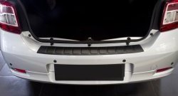 Накладка защитная на задний бампер RA Renault Logan  2 (2014-2018) дорестайлинг