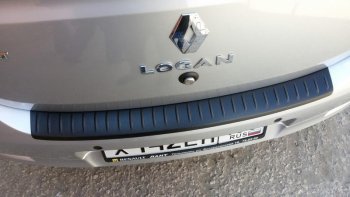 1 089 р. Накладка защитная на задний бампер Yuago Renault Logan 2 рестайлинг (2018-2025)  с доставкой в г. Чебоксары. Увеличить фотографию 2