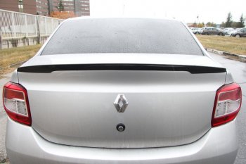 7 749 р. Лип спойлер Yuago Renault Logan 2 рестайлинг (2018-2025) (неокрашенный)  с доставкой в г. Чебоксары. Увеличить фотографию 4