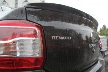 7 749 р. Лип спойлер Yuago Renault Logan 2 рестайлинг (2018-2025) (неокрашенный)  с доставкой в г. Чебоксары. Увеличить фотографию 5