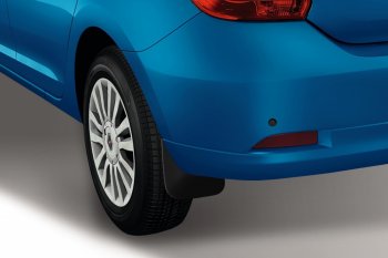 4 799 р. Брызговики задние Frosch  Renault Logan  2 (2014-2018) дорестайлинг  с доставкой в г. Чебоксары. Увеличить фотографию 2