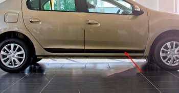 Молдинг двери RA (передний правый) Renault Logan  2 - Logan Stepway