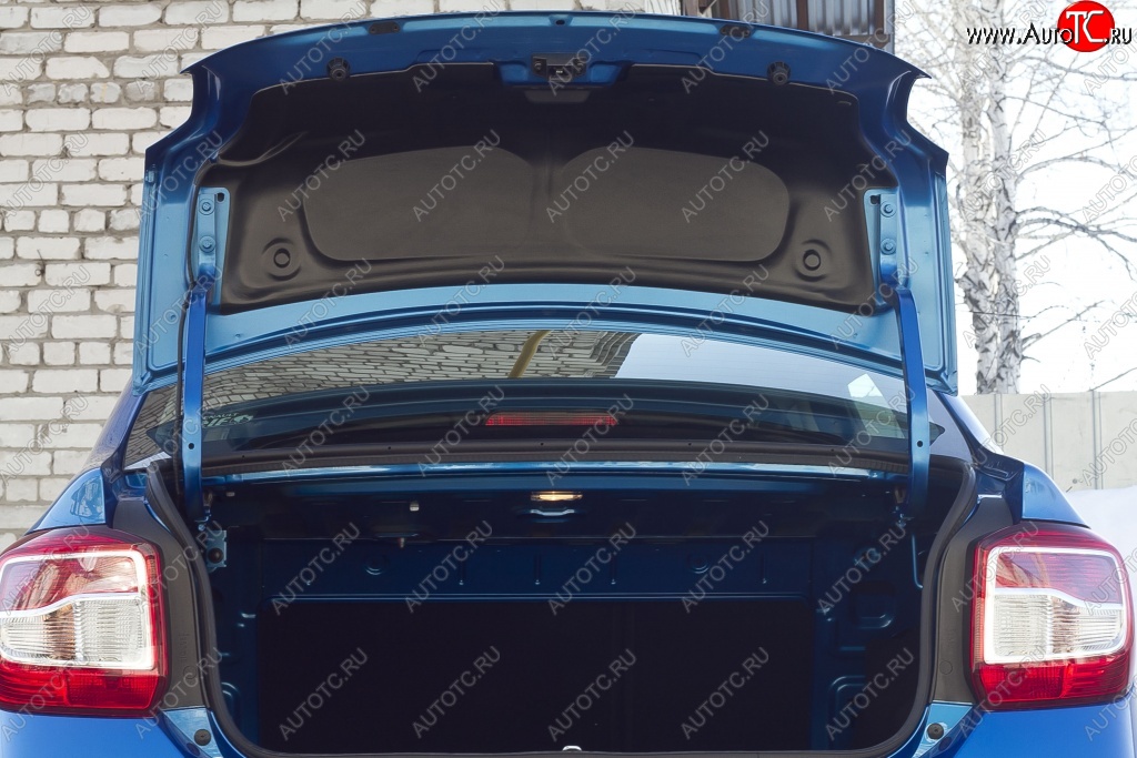 3 579 р. Обшивка внутренней части крышки багажника RA  Renault Logan  2 (2014-2025) дорестайлинг, рестайлинг  с доставкой в г. Чебоксары