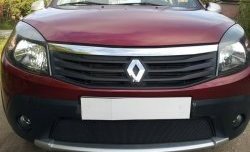 Сетка на бампер Novline Renault Sandero Stepway  (B8) (2014-2018) дорестайлинг