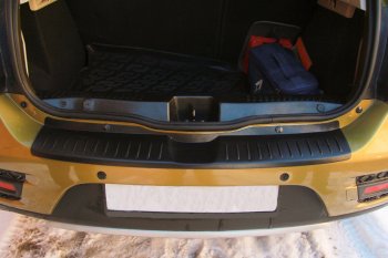 1 089 р. Накладка в проём багажника АртФорм Renault Sandero (B8) дорестайлинг (2014-2018)  с доставкой в г. Чебоксары. Увеличить фотографию 3