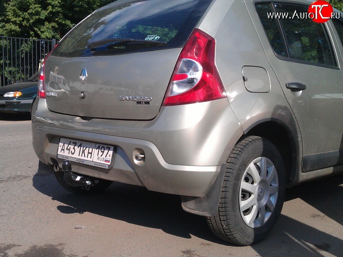 11 999 р. Фаркоп (хетчбек) NovLine Renault Sandero (BS) (2009-2014)  с доставкой в г. Чебоксары