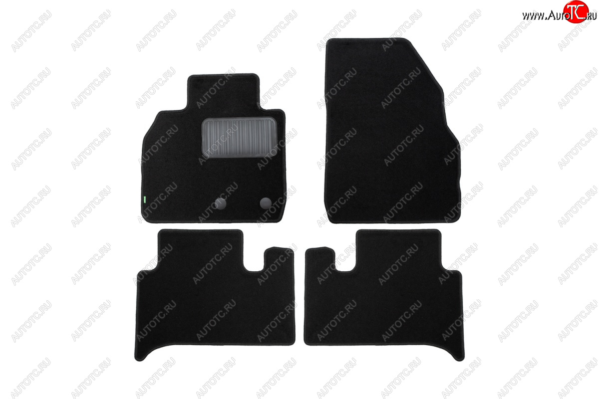 6 949 р. Текстильные коврики салона Klever Standart АКПП Renault Scenic 2 (2003-2009)  с доставкой в г. Чебоксары