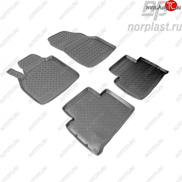 2 399 р. Комплект ковриков в салон Norplast Renault Scenic 2 (2003-2009)  с доставкой в г. Чебоксары