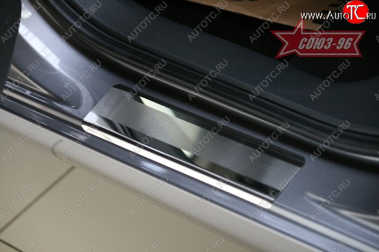 2 474 р. Накладки на внутренние пороги Souz-96  Renault Scenic  2 (2003-2009)  с доставкой в г. Чебоксары