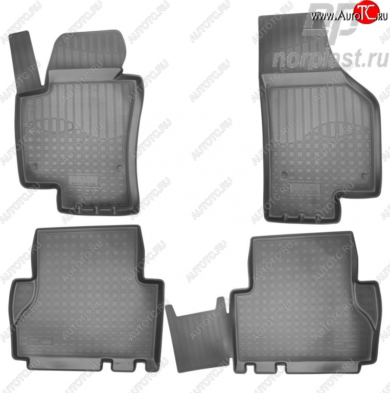 1 799 р. Комплект ковриков в салон Norplast Seat Alhambra 7N дорестайлинг (2010-2015)  с доставкой в г. Чебоксары