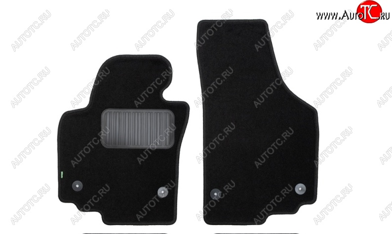 134 р. Коврики в салон Klever Premium (текстиль)  Seat Altea Freetrack (2008-2025) (Черный)  с доставкой в г. Чебоксары