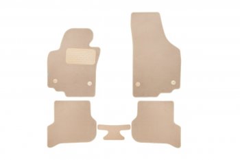 Коврики в салон Klever Premium (текстиль) Seat Altea Freetrack (2008-2025) (Бежевый)