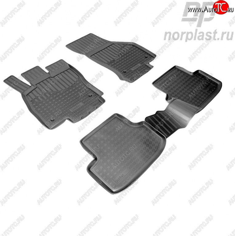 2 299 р. Комплект ковриков в салон Norplast Seat Leon 5F хэтчбэк 5 дв. (2012-2016)  с доставкой в г. Чебоксары