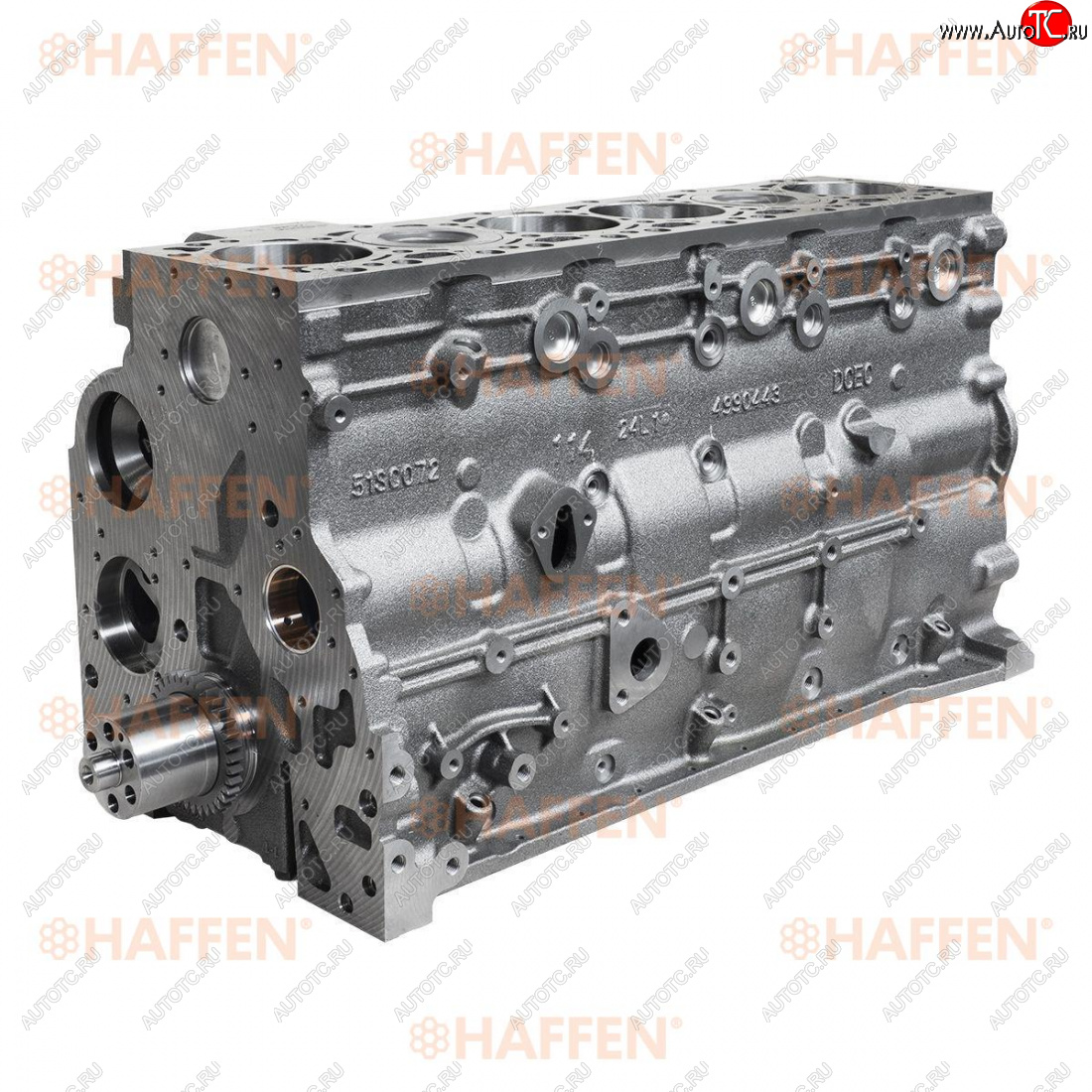 268 999 р. Блок цилиндров в сборе SHORT BLOCK 6ISBe (Евро 3) HAFFEN КамАЗ 43255 дорестайлинг (2007-2012)  с доставкой в г. Чебоксары