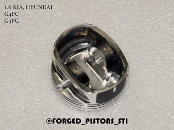 16 999 р. Поршни (1,6 G4FC, G4FG) СТИ  Hyundai Elantra  HD (2006-2011), Hyundai i20  PB (2008-2015), Hyundai I30  FD (2007-2012), KIA Ceed  1 ED (2006-2012), KIA Cerato  2 TD (2008-2013), KIA Cerato Koup  1 TD (2008-2013), KIA Rio  3 QB (2011-2017) (диаметр поршня: 77.25 мм)  с доставкой в г. Чебоксары. Увеличить фотографию 4