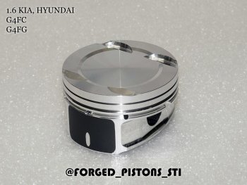 16 999 р. Поршни (1,6 G4FC, G4FG) СТИ  Hyundai Elantra  HD (2006-2011), Hyundai i20  PB (2008-2015), Hyundai I30  FD (2007-2012), KIA Ceed  1 ED (2006-2012), KIA Cerato  2 TD (2008-2013), KIA Cerato Koup  1 TD (2008-2013), KIA Rio  3 QB (2011-2017) (диаметр поршня: 77.25 мм)  с доставкой в г. Чебоксары. Увеличить фотографию 3