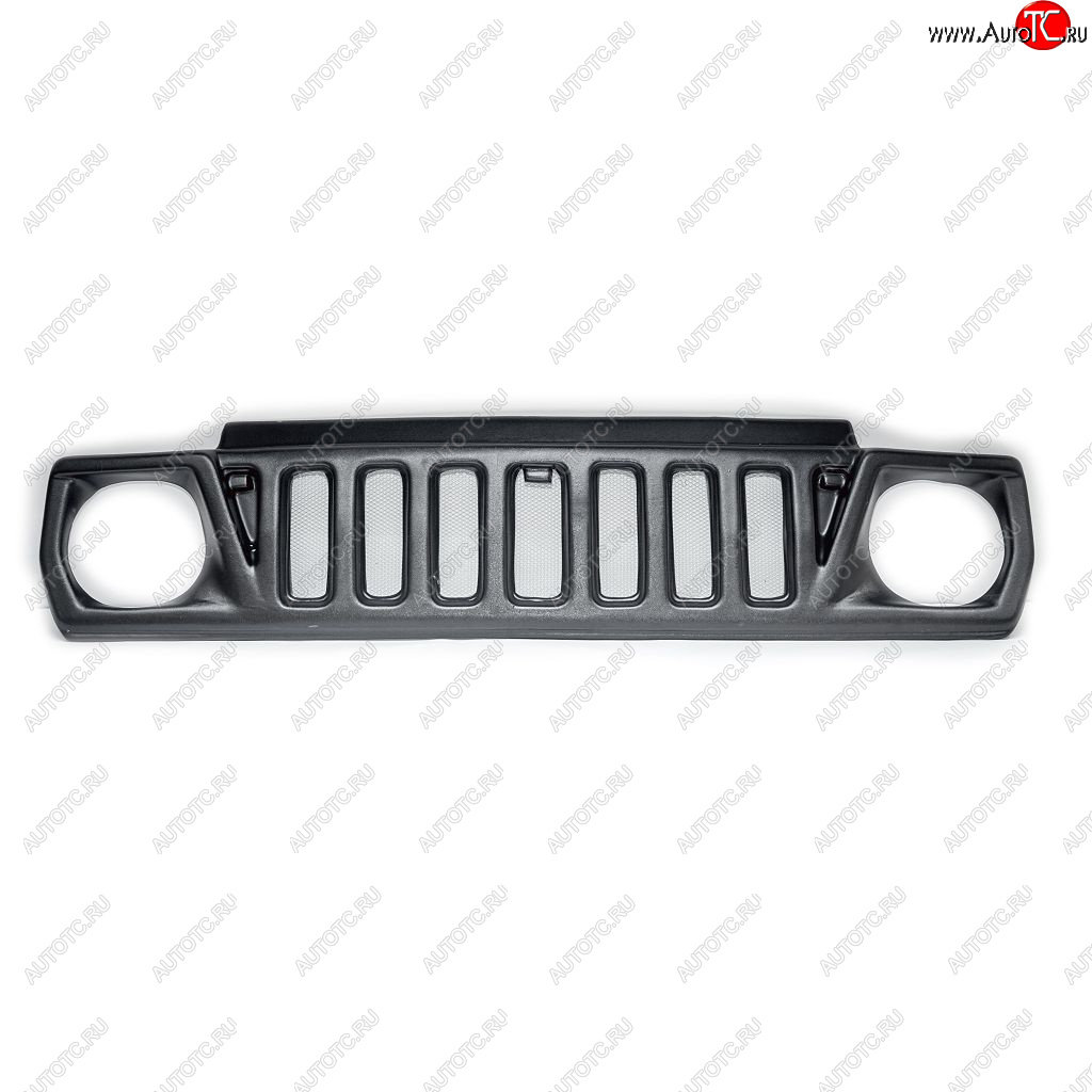 1 239 р. Решетка радиатора Jeep Cherokee (с сеткой) Автодемик Лада нива 4х4 2121 (Legend) 3 дв. 2-ой рестайлинг (2021-2025)  с доставкой в г. Чебоксары