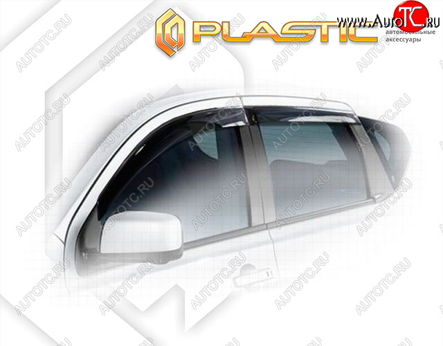 1 999 р. Ветровики дверей CA-Plastic  Nissan Dualis (2007-2014) J10 дорестайлинг, J10 1-ый рестайлинг, J10 2-ой рестайлинг (Classic полупрозрачный, Без хром. молдинга, Крепление на скотч)  с доставкой в г. Чебоксары