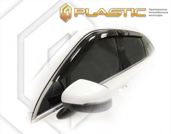 2 099 р. Дефлектора окон (рынок РФ) CA-Plastic KIA Sorento MQ4 (2020-2022) (серия Classic полупрозрачный, Без хром. молдинга)  с доставкой в г. Чебоксары. Увеличить фотографию 2