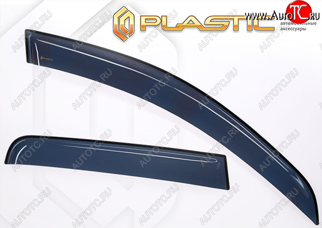 2 199 р.  Дефлектора окон CA-Plastic Chevrolet Tahoe GMT T1XX   (2019-2022) (серия Classic полупрозрачный, без хром. молдинга)  с доставкой в г. Чебоксары
