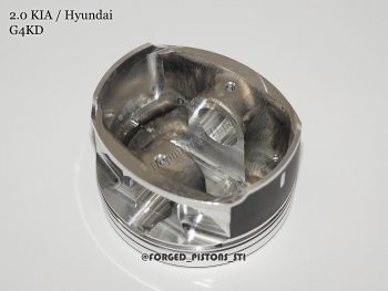 18 199 р. Поршни (KIA, Hyundai 2,0 G4KD под кольца 1,2/1,2/2,0) СТИ Jeep Compass MP дорестайлинг (2016-2022) (диаметр поршня: 86,00 мм)  с доставкой в г. Чебоксары. Увеличить фотографию 2