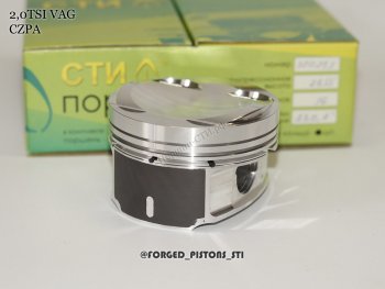 20 999 р. Поршни (VolksWagen 2,0 CZPA под палец 23/51мм кольца 1,2/1,5/2,0) СТИ Volkswagen Passat B8 седан дорестайлинг (2015-2019) (диаметр поршня: 82.5 мм)  с доставкой в г. Чебоксары. Увеличить фотографию 3