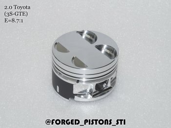 18 399 р. Поршни (Toyota 2,0 3S-GTE (V=4.1) под кольца 1,2/1,5/4,0) СТИ  Toyota Caldina ( T210,  T240) - MR2 (диаметр поршня: 86.00 мм)  с доставкой в г. Чебоксары. Увеличить фотографию 4