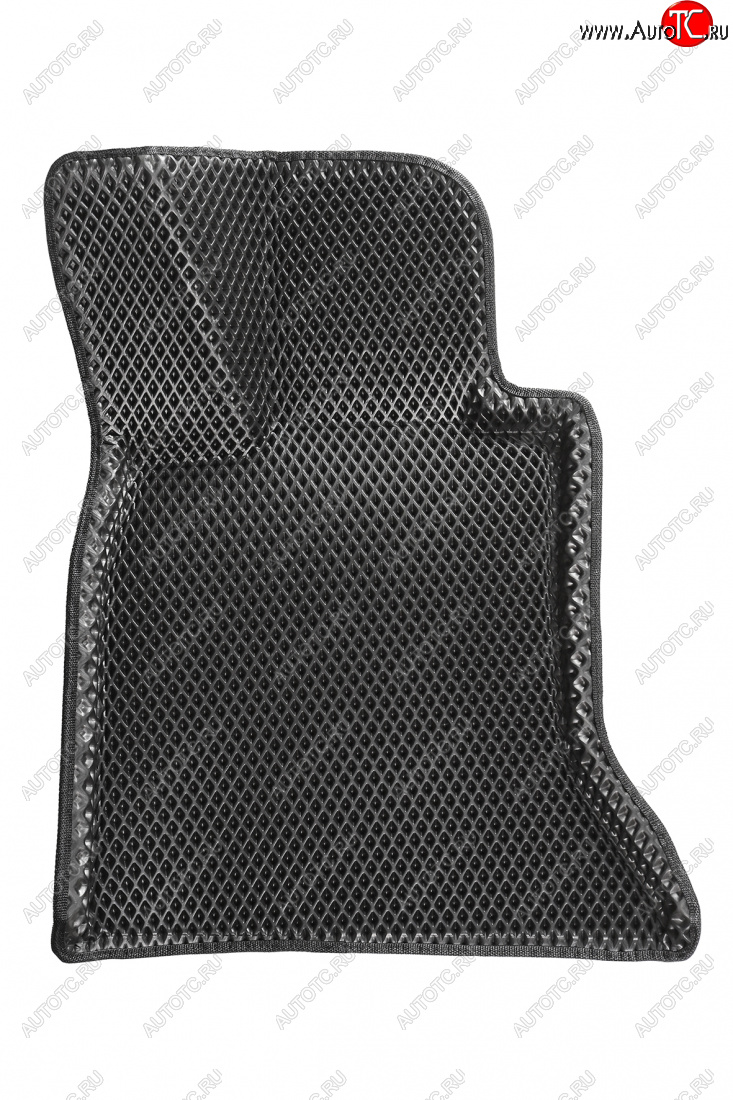 5 699 р. Коврики в салон EVA (3D, ромб, чёрные) Seintex BMW 5 серия F10 рестайлинг, седан (2013-2017)  с доставкой в г. Чебоксары