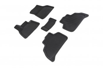 5 699 р. Коврики в салон EVA (3D, ромб, чёрные) Seintex BMW X5 G05 (2018-2022)  с доставкой в г. Чебоксары. Увеличить фотографию 2