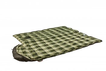 Мешок спальный ALEXIKA SIBERIA Wide Plus (одеяло), 195+35)x100 см(ТК: +5C - 0C), оливковый, правый ALEXIKA 9254.01071