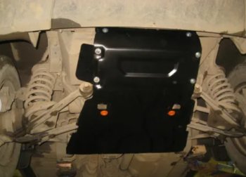 5 199 р. Защита картера двигателя и рулевых тяг (V-1,7) Alfeco Chevrolet Niva 2123 рестайлинг (2009-2020) (Сталь 2 мм)  с доставкой в г. Чебоксары. Увеличить фотографию 2