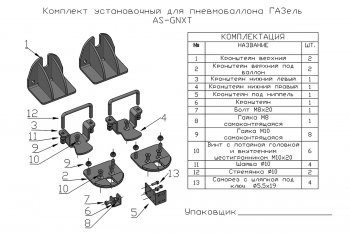 28 999 р. Пневмоподвеска на задний мост (для стандартной подвески) РИФ ГАЗ ГАЗель 3302 1-ый рестайлинг бортовой  (2003-2010)  с доставкой в г. Чебоксары. Увеличить фотографию 7