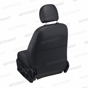 14 449 р. Чехлы на сиденья (экокожа, 40/60) Автопилот Ромб Audi A3 8P1 хэтчбэк 3 дв. дорестайлинг (2003-2005) (черный)  с доставкой в г. Чебоксары. Увеличить фотографию 4